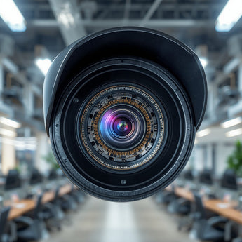 CCTV Security Camera Varifocal Lens Black Control Room