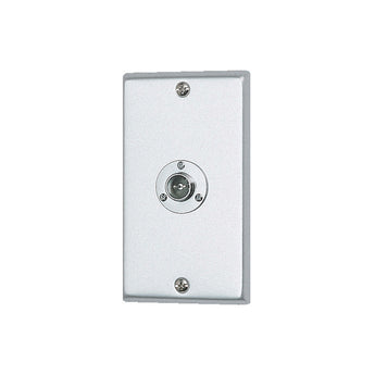 Aiphone NBY-1A 1-Gang Flush Metal Jack Wall Receptacle for NBR-8A Handheld Call Button