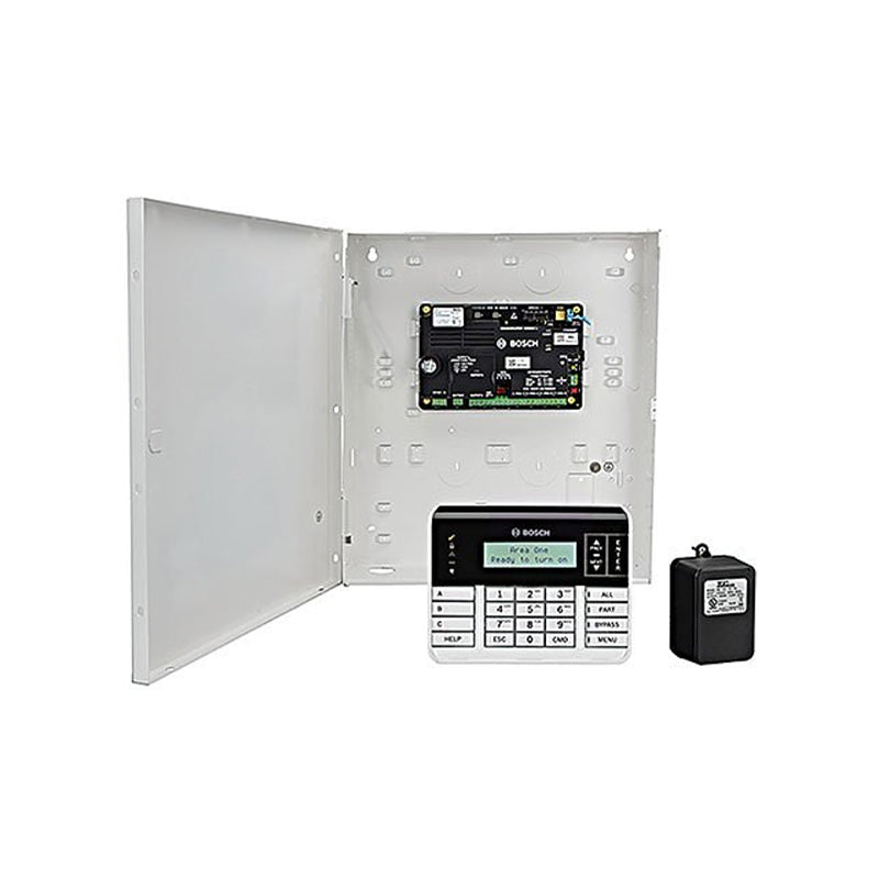 Bosch B6512K-C-920 Alarm Control Panel Kit with Medium Enclosure, Transformer and Keypad