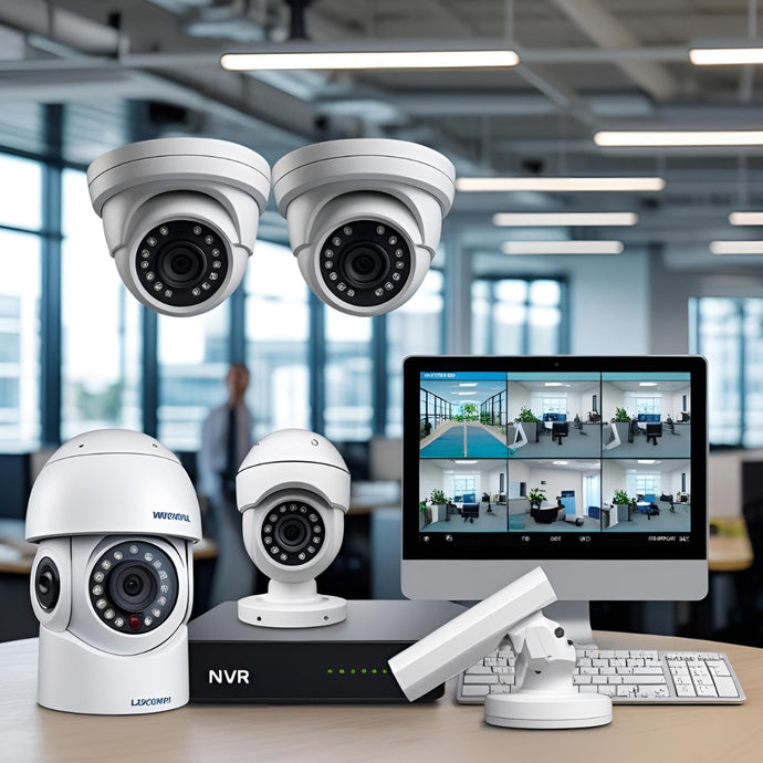 CCTV security camera NVR monitor bundle office space