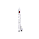 CyberPower GS60304 3-Foot White 6-Outlet Power Strip
