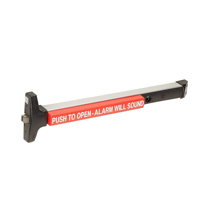 Alarmed Rim Exit Device Detex V40-EB-CD Aluminum Grade-1 Rim Exit Device Panic and Fire Exit ...