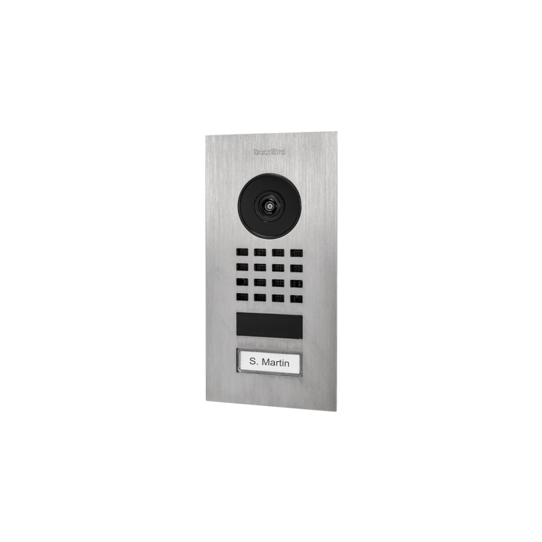 Door Bird 423866744 Stainless Steel D1101V Flush-mount IP Video Intercom