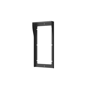 Akuvox E18 video door phone in-wall rain hood mount right view