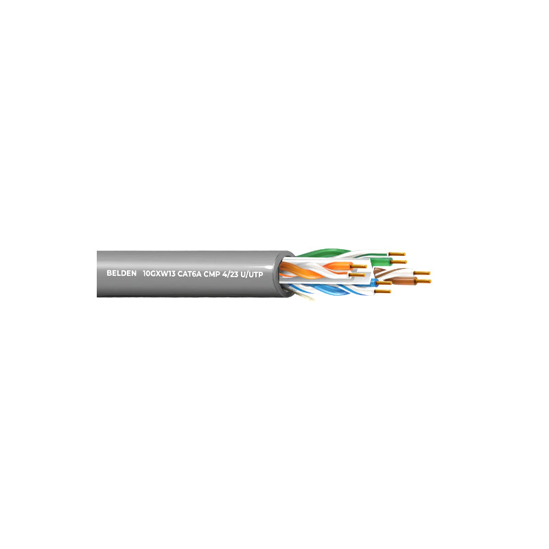 General Cable 7141851 CAT6A 1000ft Grey CMP Plenum Cable