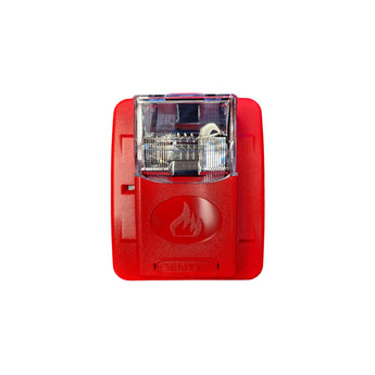 Gentex GES24-1575WR Red Strobe-Only Fixed 15/75 Candela Evacuation Strobe with Wall Mount