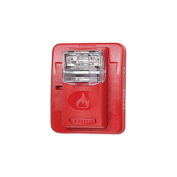 Gentex GES3-24WR Red 24VDC Commander3 Series Selectable Candela Evacuation Strobe