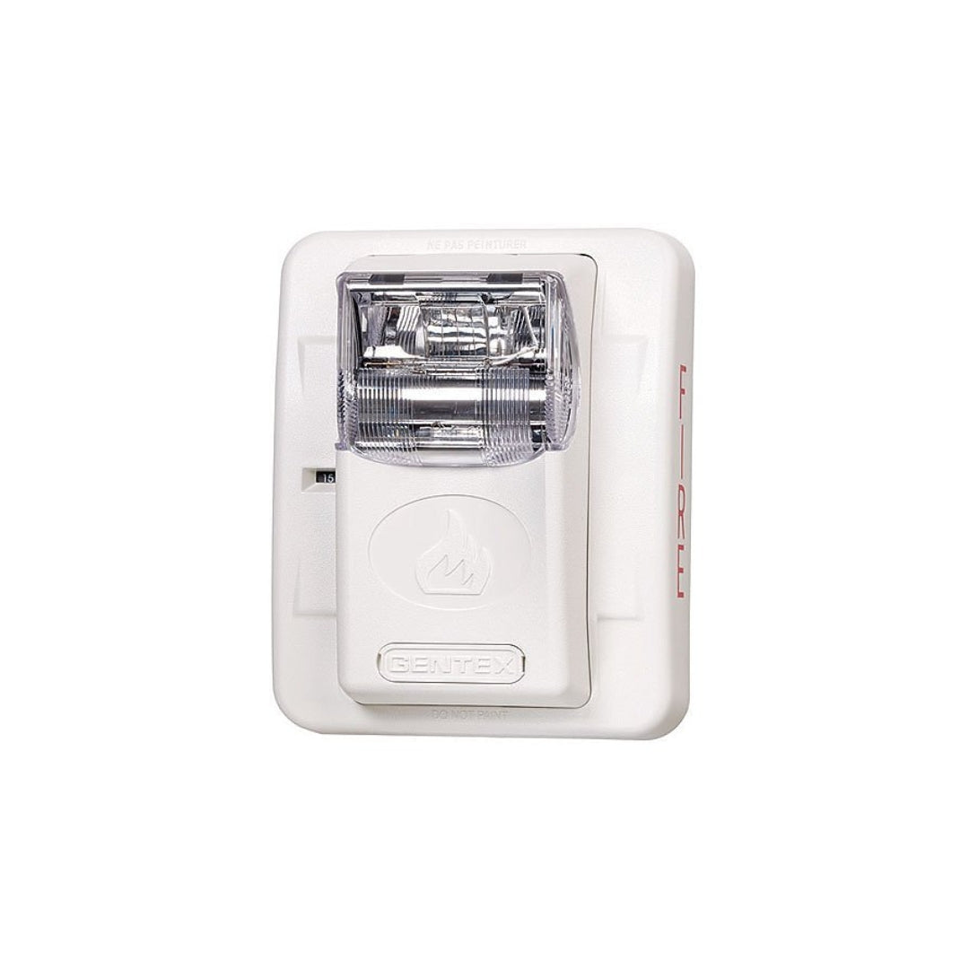 Gentex GES3-24WW White 24VDC Commander3 Series Selectable Candela Evacuation Strobe
