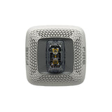 Gentex GSSW White Faceplate Speaker and Strobe with Selectable Candela LED Strobe and Universal Mount