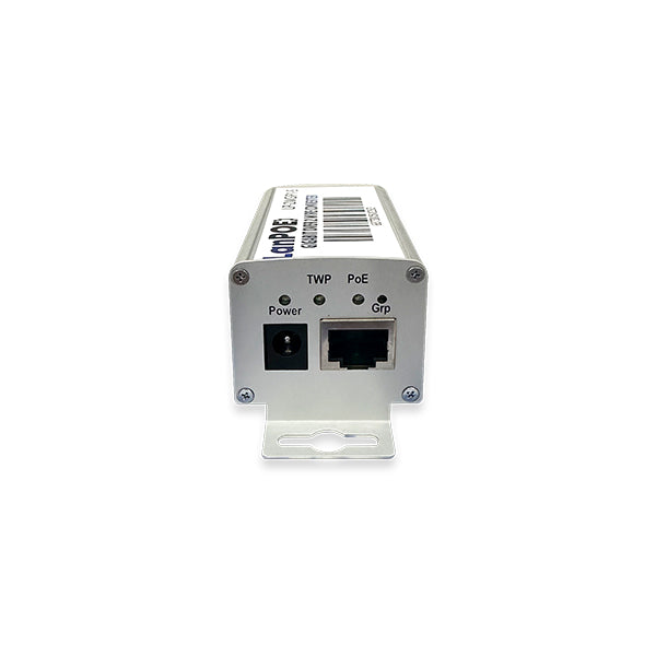 LanPoE gigabit 2 wire converter left view