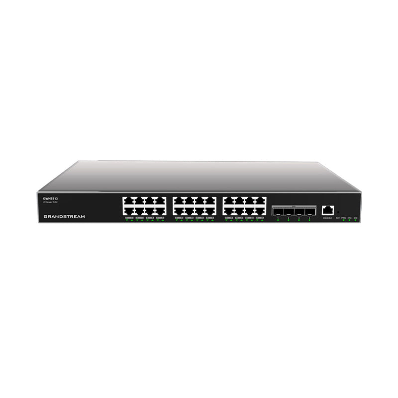 Grandstream GWN7813 24-Port Gigabit Managed Network Switch