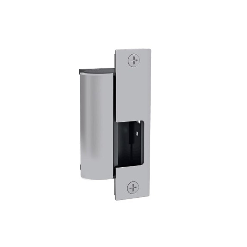 HES 1006CAS Satin Stainless Steel 1006 Series Complete Electric Strike for Deadbolt Locks