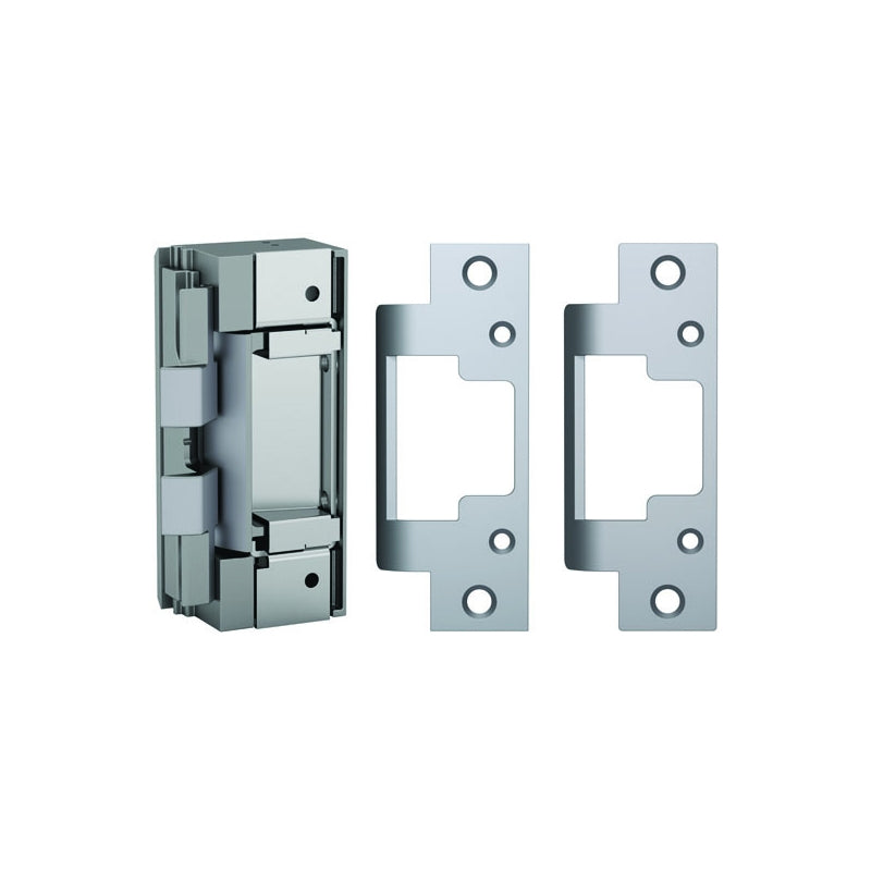 HES 8000C-LBM Satin Stainless Steel Concealed Electric Strike Kit