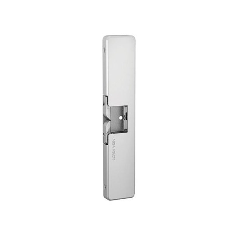 HES 9400-630-LBSM Satin Stainless Steel Outdoor-Rated 9400 Series Slim-Line Surface Mounted Latchbolt Strike Monitor Electric Strike