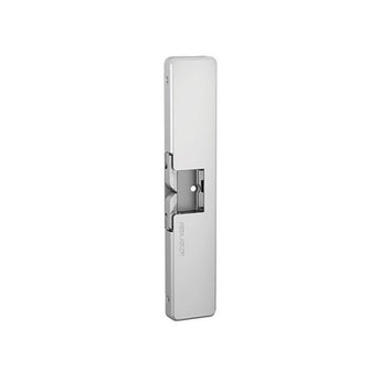 HES 9400-630-LBSM Satin Stainless Steel Outdoor-Rated 9400 Series Slim-Line Surface Mounted Latchbolt Strike Monitor Electric Strike