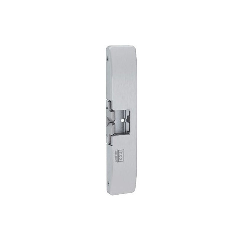 HES 9500-630 Satin Stainless Steel 9500 Series Fire Rated Surface Mounted Electric Strike