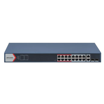 Hikvision DS-3E1318P-EI 16-Port Fast Ethernet Smart PoE Switch