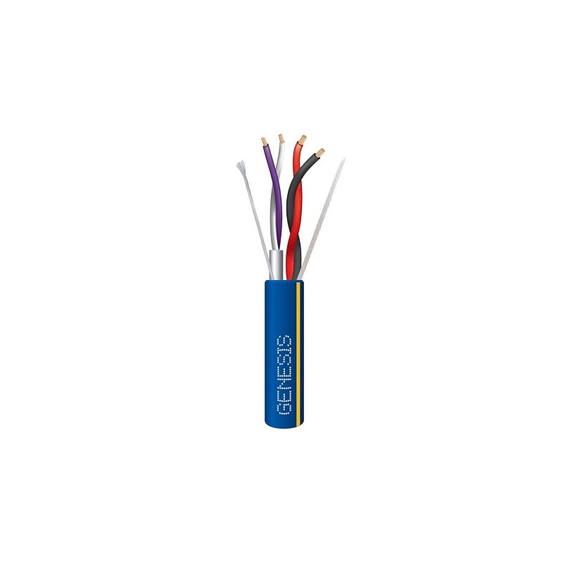 Honeywell 1244506Y Genesis Blue 500-Foot 22/1-Pair Shielded and 18/2 Stranded Lutron General Purpose Cable