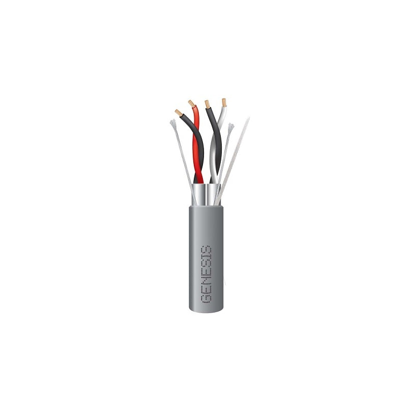 Honeywell 12641109 Genesis Gray 1000-Foot 22/2-Pair Each-Pair-Shielded General Purpose Cable