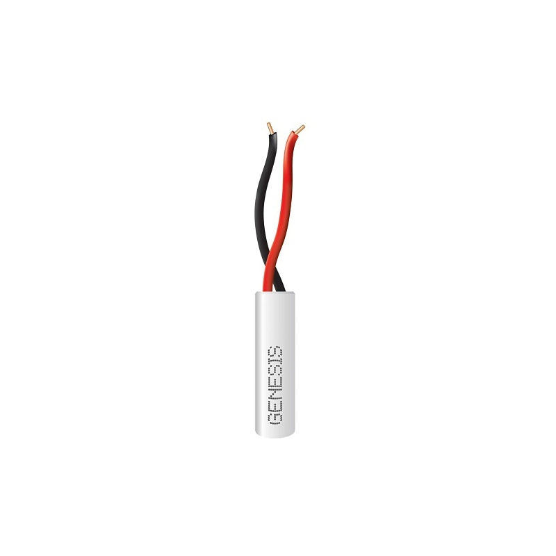 Honeywell 21015801 Genesis White 500-Foot 22/2 Solid Unshielded Riser Cable