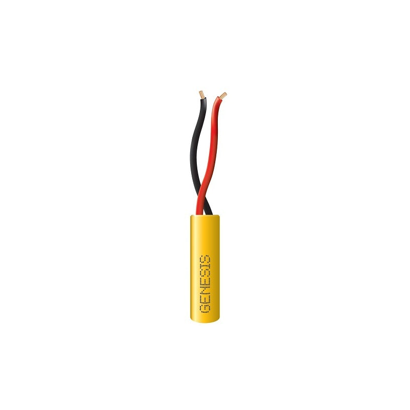 Honeywell 21015802 Genesis Yellow 500-Foot 22/2 Solid Unshielded Riser Cable