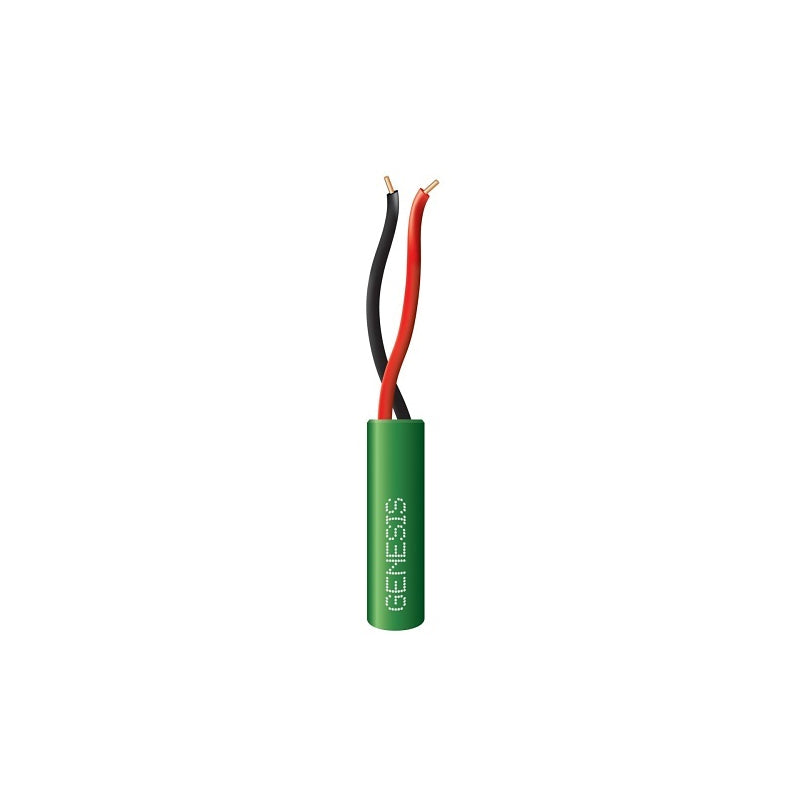 Honeywell 21015805 Genesis Green 500-Foot 22/2 Solid Unshielded Riser Cable