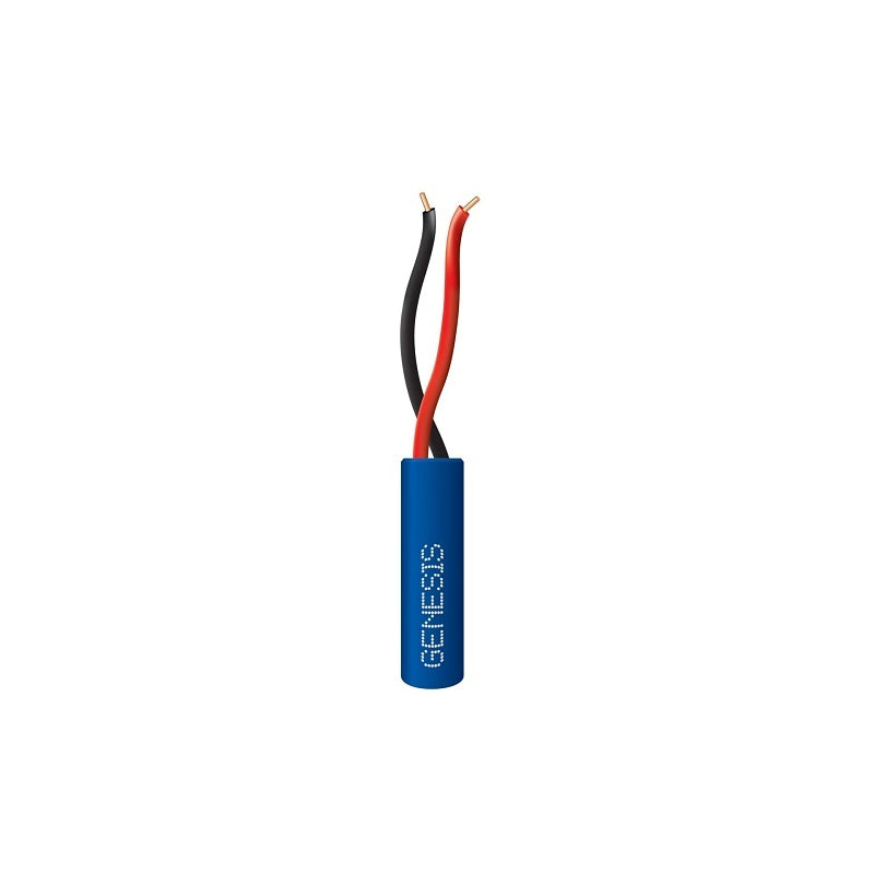 Honeywell 21015806 Genesis Blue 500-Foot 22/2 Solid Unshielded Riser Cable