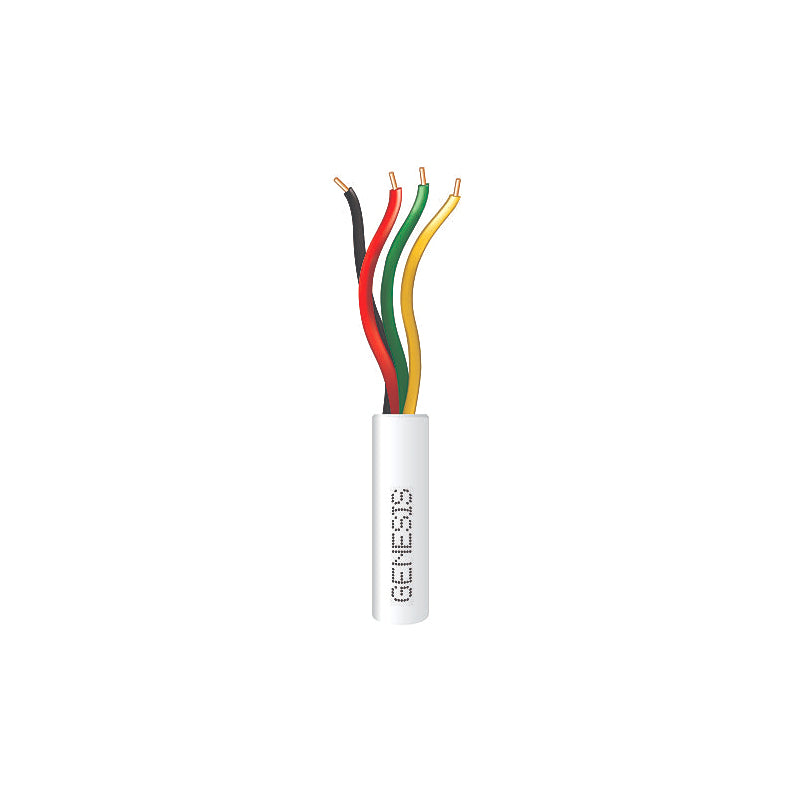 Honeywell 21031101 Genesis White 1000-foot 22 AWG 4C Solid Riser Cable