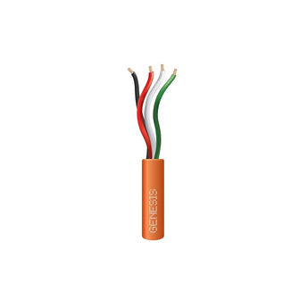 Honeywell 21035803 Genesis Orange 500-Foot 22/4 Solid Unshielded Riser Cable