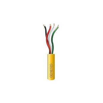 Honeywell 21045802 Genesis Yellow 500-foot 22/4 Stranded Riser Cable