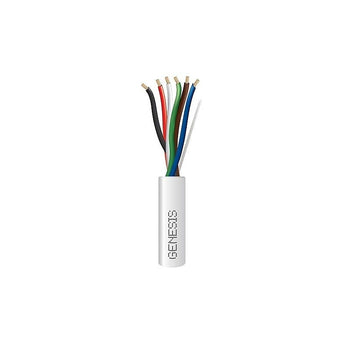 Honeywell 21065501 Genesis White 500-foot 22/6 Stranded Riser Unshielded Cable