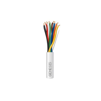 Honeywell 21071101 Genesis White 1000-Foot 22/8 Stranded Unshielded Riser Cable