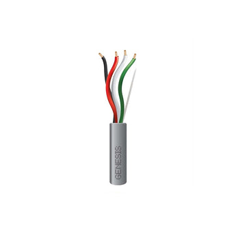 Honeywell 21225509 Genesis Gray 500-Foot 16/4 Stranded Unshielded Riser Cable