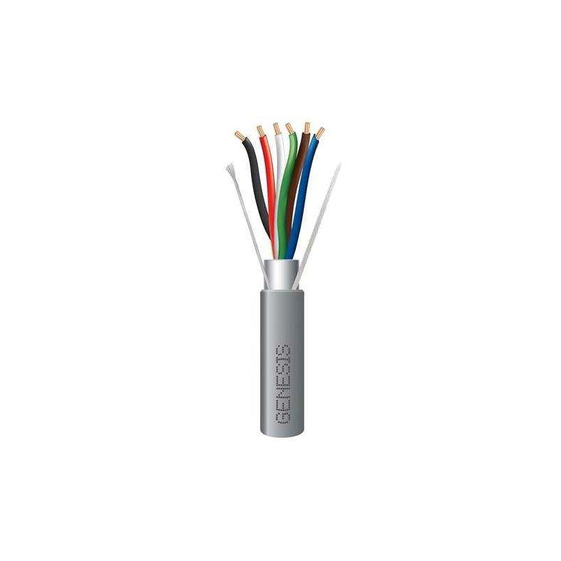 Honeywell 22065509 Genesis Gray 500-foot 22/6 Stranded Shielded Riser Cable