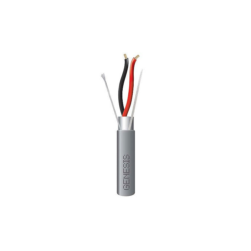 Honeywell 2214-55-09 Genesis Gray 500-foot 18/2 Stranded Shielded Riser Cable