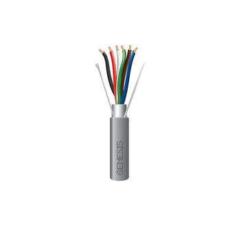 Honeywell 22165509 Genesis Gray 500-foot 18/6 Stranded Shielded Riser Cable