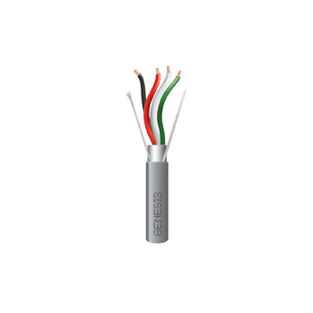 Honeywell 22225009 Genesis Gray 500-Foot 16/4 Stranded Shielded Riser Plenum Cable
