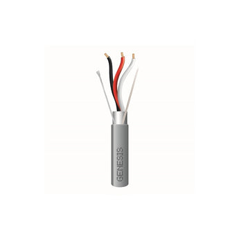 Honeywell 22281109 Genesis Gray 1000-Foot 18/3 Stranded Shielded Riser Cable