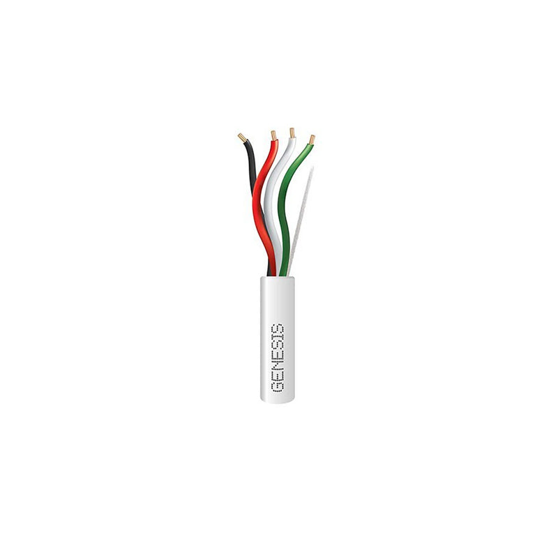 Honeywell 31041101 Genesis White 1000-Foot 22/4 Stranded Unshielded Cable