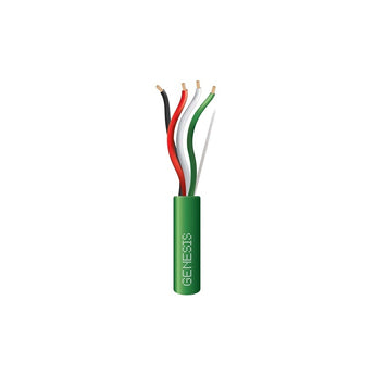 Honeywell 31141112 Genesis Green 1000-Foot 22/4 Stranded Unshielded Plenum Cable