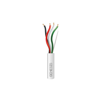 Honeywell 31152112 Genesis White 1000-Foot 18/4 Stranded Unshielded Plenum Cable