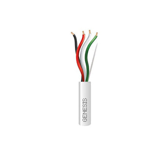Honeywell 31155512 Genesis White 500-foot 18/4 Stranded Plenum Cable