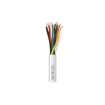 Honeywell 31170112 Genesis White 250-Foot 18/8 Stranded Unshielded Plenum Cable