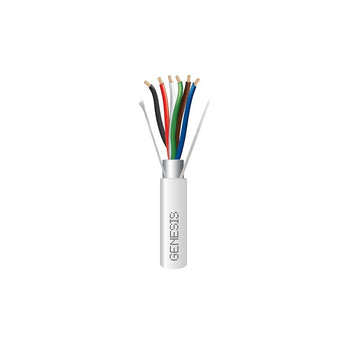Honeywell 32061112 Genesis White 1000-Foot 22/6 Stranded Shielded Plenum Cable