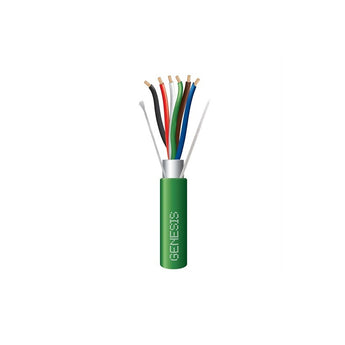 Honeywell 32062105 Genesis Green 1000-foot 22/6 Stranded Shielded Plenum Cable