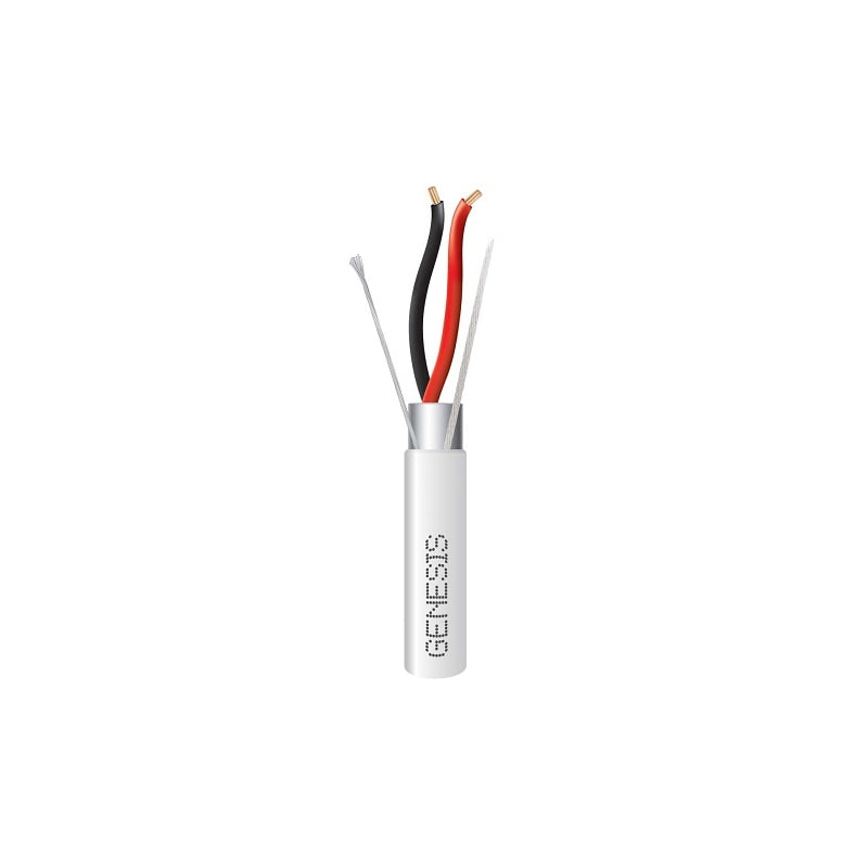 Honeywell 32140312 Genesis White 4X 250-Foot 18/2 Stranded Shielded Plenum Cable