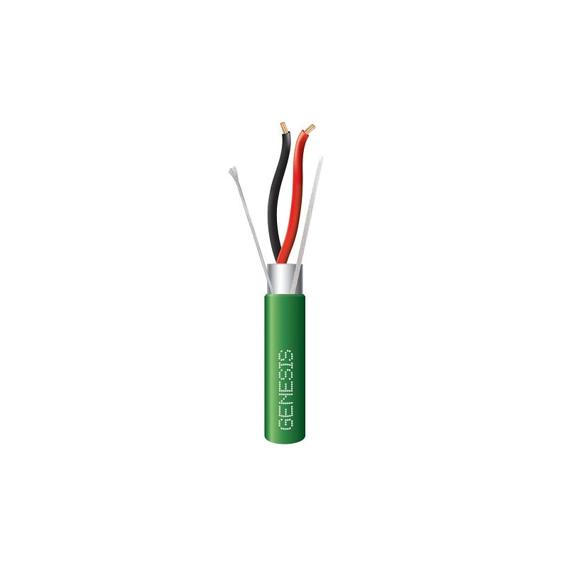 Honeywell 32141105 Genesis Green 1000-Foot 18/2 Stranded Shielded Plenum Cable