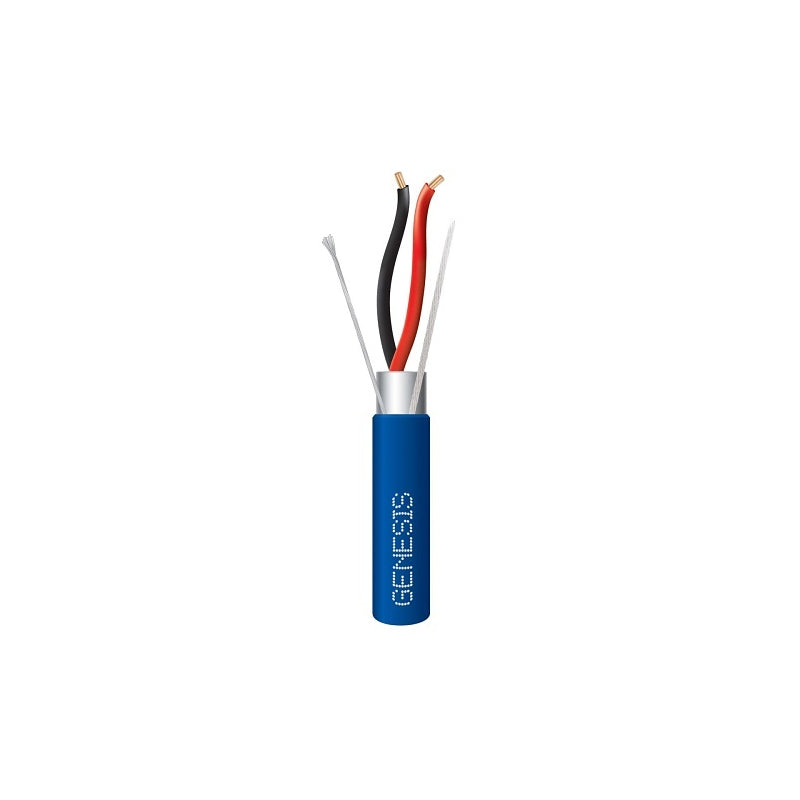 Honeywell 32141106 Genesis Blue 1000-Foot 18/2 Stranded Shielded Plenum Cable