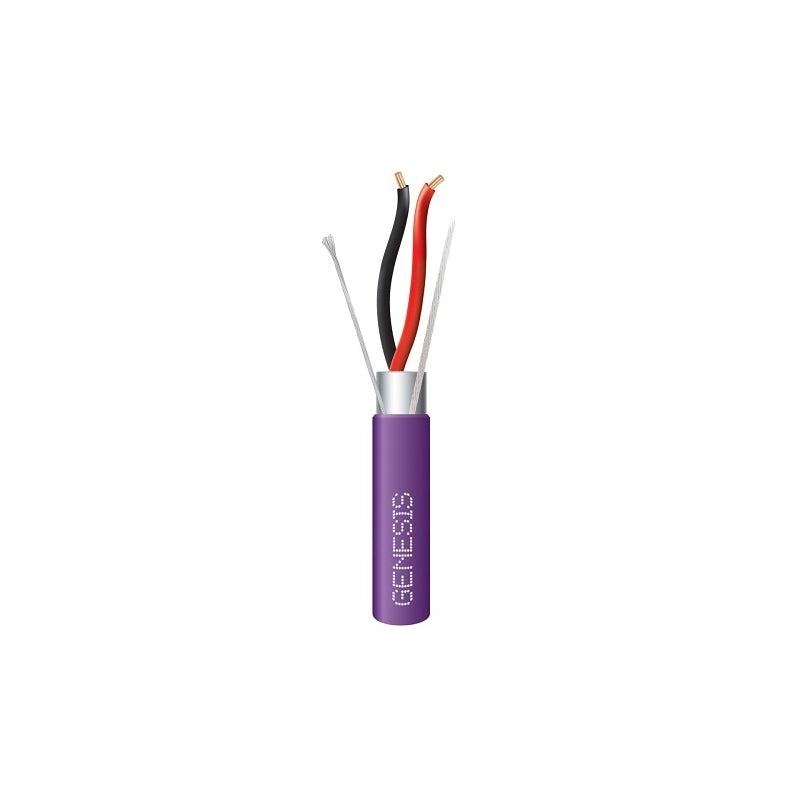 Honeywell 32142110 Genesis Purple 1000-Foot 18/2 Stranded Shielded Plenum Cable