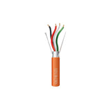 Honeywell 32151103 Genesis Orange 1000-foot 18/4 Stranded Shielded Plenum Cable